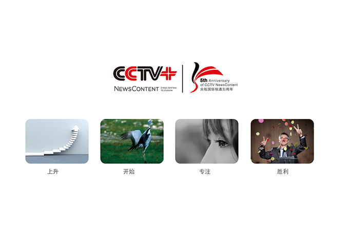 CCTV+五周年 商標設計,logo設計,標志設計