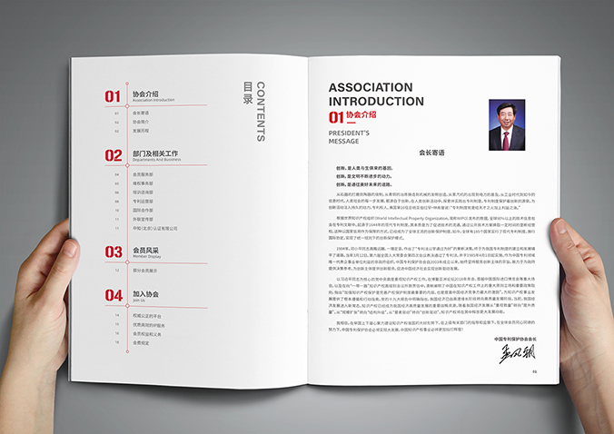 中國專利保護協會  宣傳冊設計,產品畫冊設計,畫冊設計